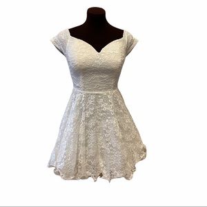 NWT White lace dress